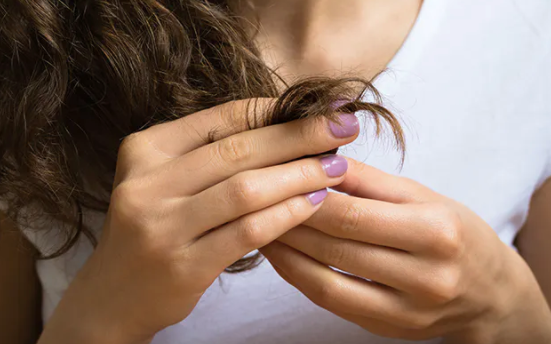 how to prevent white dots on hair